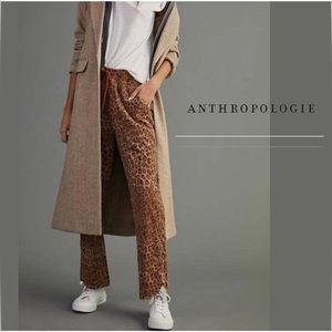 Pilcro The Cottage Corduroy Leopard Pants